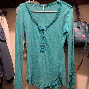 Free People Crochet Cuff long sleeve